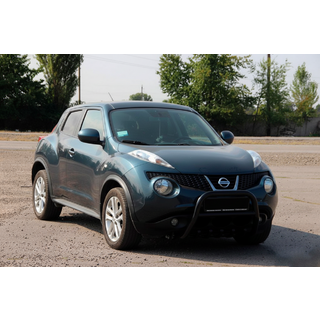 Кенгурятник QT012 Black (нерж) Nissan Juke 2010-2019 рр. фото 3