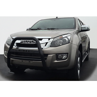 Передній захист QT008 Black (нерж.)