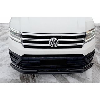 Передній захист ST085 Black (нерж) Volkswagen Crafter 2016- рр. фото 3