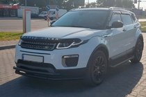 Range Rover Evoque 2012-2018 рр. Передній захист ST014-1 Black (нерж) фото 2