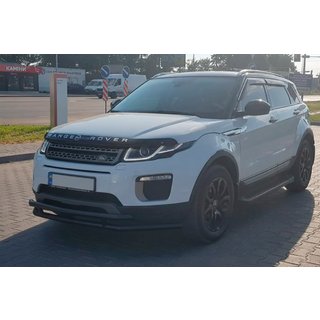 Передній захист ST014-1 Black (нерж) Range Rover Evoque 2012-2018 рр. фото 2