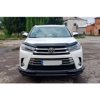 Кенгурятник ST-Special Black (нерж) Toyota Highlander 2013-2019 рр.