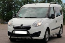 Opel Combo 2012-2018 рр. Кенгурятник Black (нерж.) фото 3