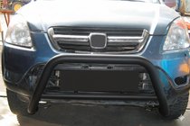 Honda CRV 2001-2006 рр. Кенгурятник WT005 Black (нерж.) фото 3