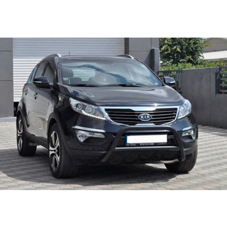 Кенгурятник WT006 Black (нерж.) фото 1