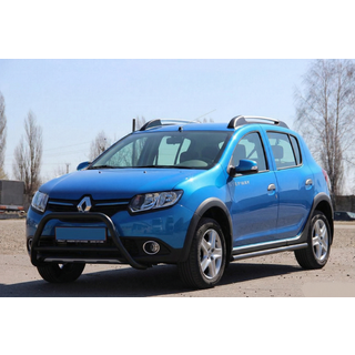 Передня дуга WT006 Black (нерж.) фото 4