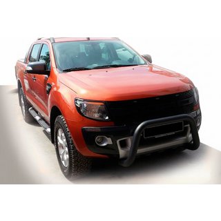 Передній захист WT005 Black (нерж) Ford Ranger 2011-2022 рр.