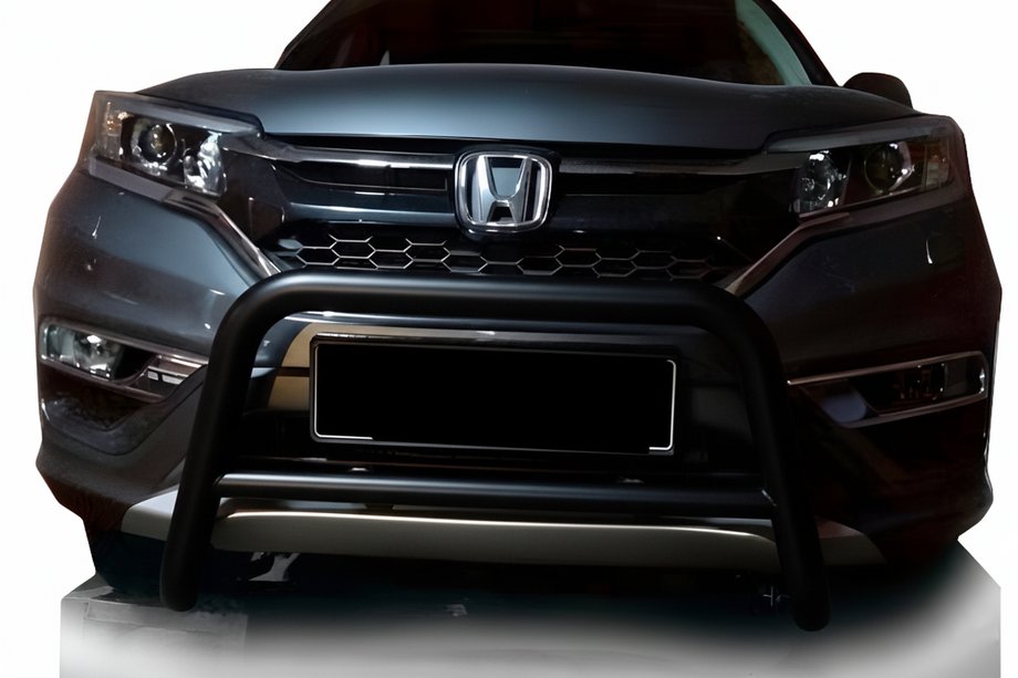 Honda CRV 2017-2022 рр. Передній захист WT005 Black (2016-2019, нерж.) Фото 1