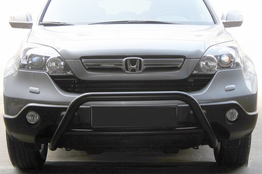 Honda CRV 2007-2011 рр. Кенгурятник WT005 Black (нерж.) Image