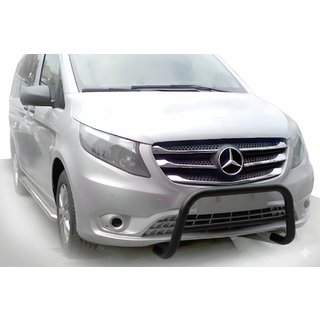 Кенгурятник WT005 Black (нерж.)
