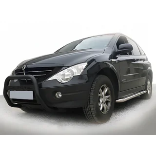 Кенгурятник WT005 Black (нерж) SsangYong Action 2005-2018 рр.
