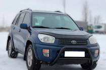 Toyota Rav 4 2001-2005 рр. Кенгурятник WT005 Black (нерж.) фото 2