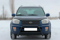 Toyota Rav 4 2001-2005 рр. Кенгурятник WT005 Black (нерж.) фото 1