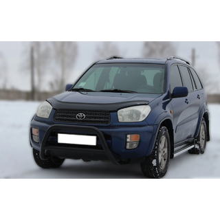 Кенгурятник WT005 Black (нерж.) фото 1