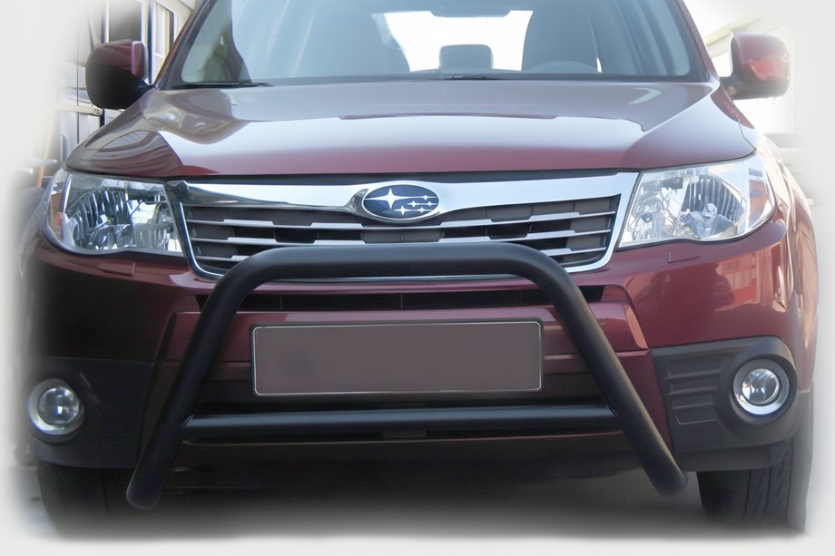 Subaru Forester 2008-2013 рр. Кенгурятник WT005 Black (нерж.) Image