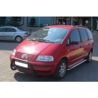 Кенгурятник WT005 Black (нерж) Ford Galaxy 1995-2006 рр. фото 1