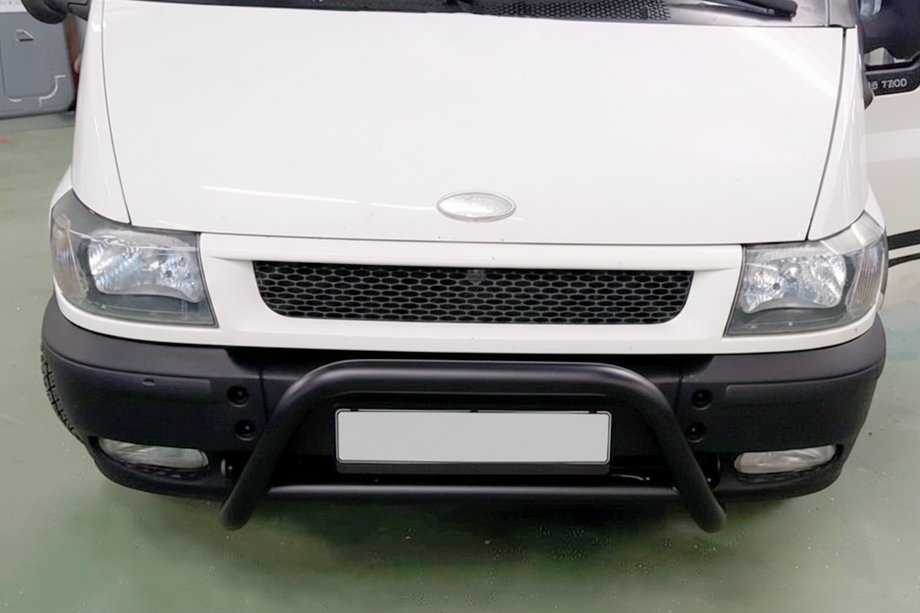 Ford Transit 2000-2014 рр. Кенгурятник WT006 Black (нерж) Image