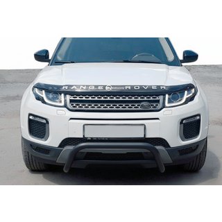 Кенгурятник WT005 Black (нерж) Range Rover Evoque 2012-2018 рр. фото 3