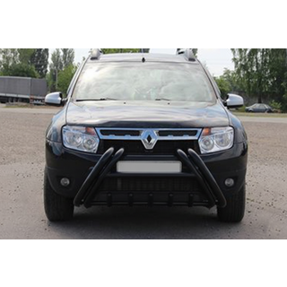 Кенгурятник WT01 Black (нерж) фото 3