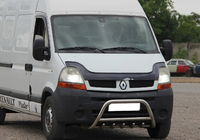 Renault Master 1998-2010 рр. Передня дуга (нерж.) фото 4