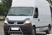 Renault Master 1998-2010 рр. Передня дуга (нерж.) фото 3