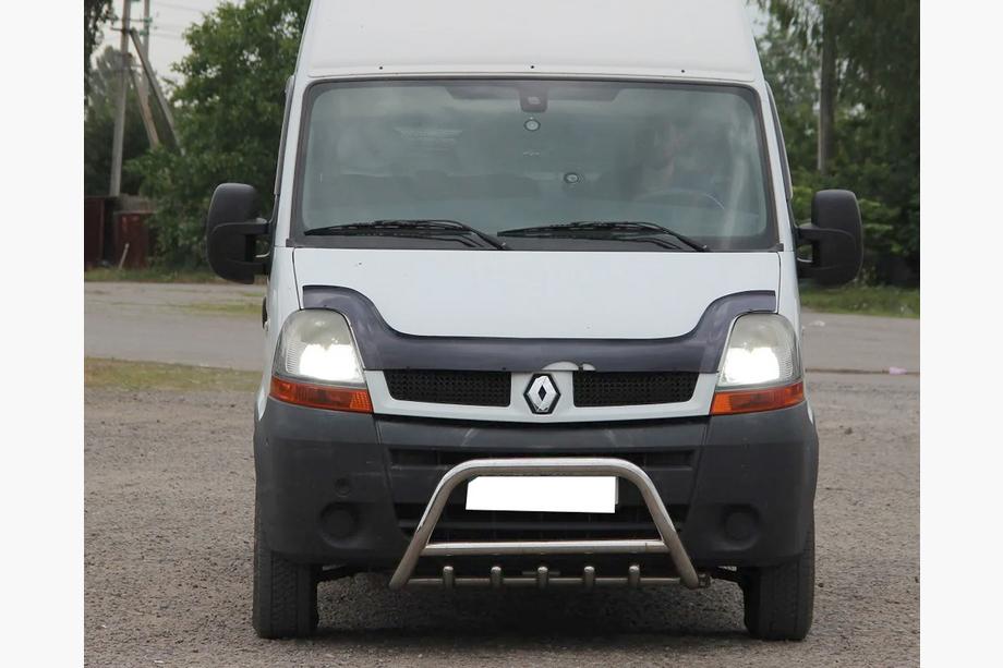 Renault Master 1998-2010 рр. Передня дуга (нерж.) Image