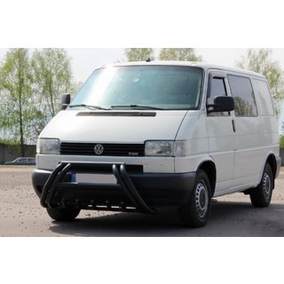 Кенгурятник Kelebek WT011 Black (нерж) Volkswagen T4 Caravelle/Multivan 1990-2003 рр. фото 3