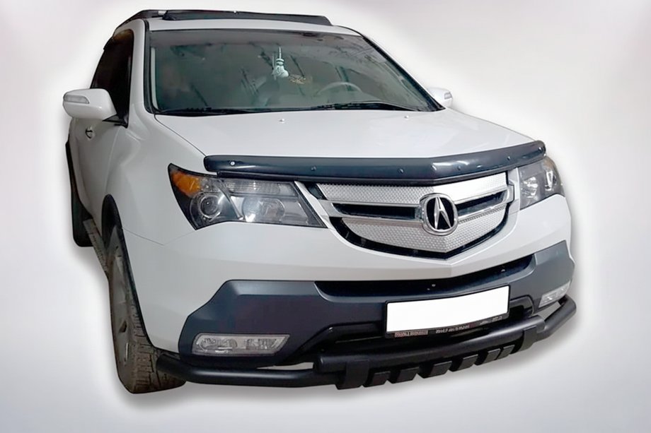 Acura MDX 2007-2013 рр. Передній захист B1-47 Black (нерж)