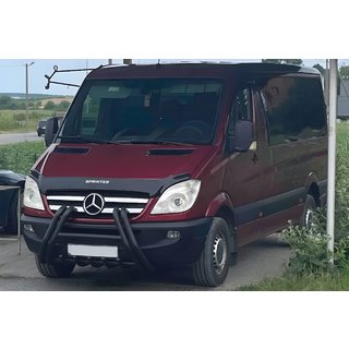 Кенгурятник F1-01M Black (2006-2013, нерж.)