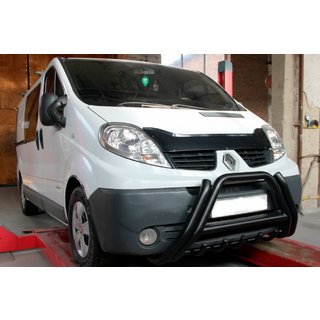 Кенгурятник F1-01 Black (нерж.) Nissan Primastar 2002-2014 рр. фото 2