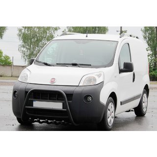Кенгурятник WT006 Black (нерж) Fiat Fiorino/Qubo 2008-2024 рр. фото 3