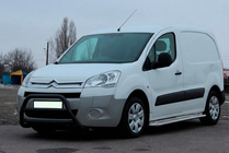 Peugeot Partner Tepee 2008-2018 рр. Кенгурятник WT022 Black (нерж.) фото 2