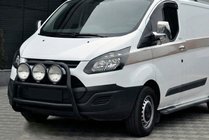 Ford Custom 2013-2022 рр. Кенгурятник WT022 Black (нерж.) фото 3