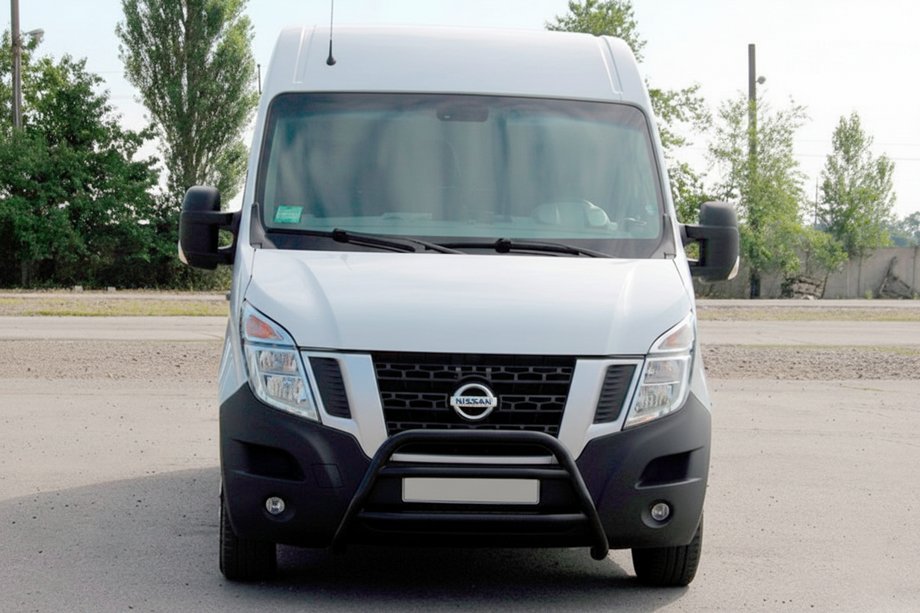 Renault Master 2011-2023 рр. Кенгурятник WT022 Black (нерж.) Image