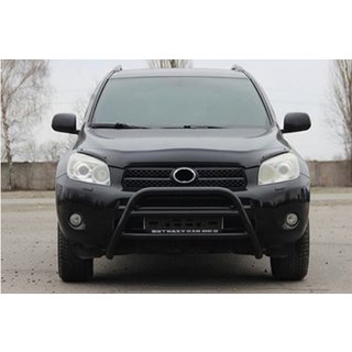 Кенгурятник WT022 Black (нерж) Toyota Rav 4 2006-2013 рр. фото 3