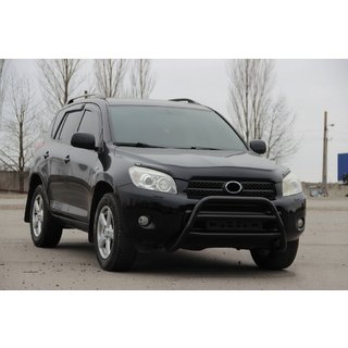 Кенгурятник WT022 Black (нерж) Toyota Rav 4 2006-2013 рр. фото 2