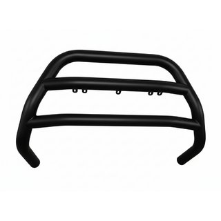 Кенгурятник низький WT017 Black (нерж.)