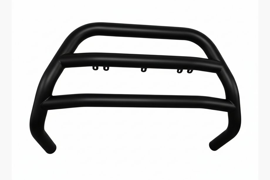 Mercedes Sprinter W906 2006-2018 рр. Кенгурятник низький WT017 Black (нерж.) Фото 1