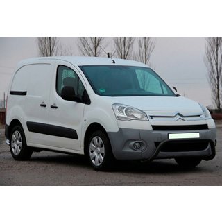 Кенгурятник WT007 Black (нерж.) Peugeot Partner Tepee 2008-2018 рр. фото 1