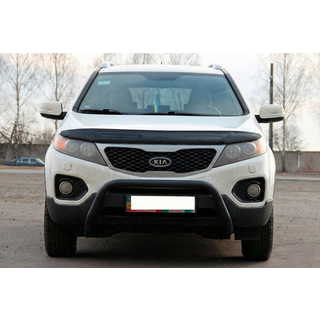 Кенгурятник WT007 Black (нерж.) фото 1