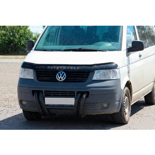 Кенгурятник ST006-03 ніздрі Black (нерж) фото 2