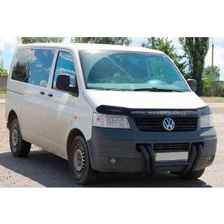 Кенгурятник ST006-03 ніздрі Black (нерж) фото 1