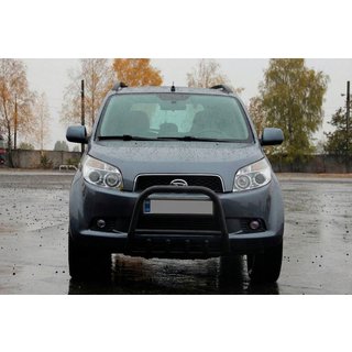 Передня дуга QT006 Black (нерж.) Daihatsu Terios 2006-2017 рр. фото 2