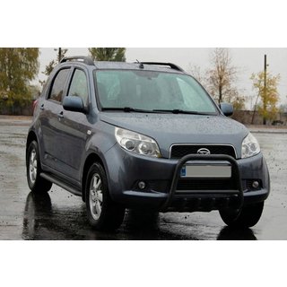 Передня дуга QT006 Black (нерж.) Daihatsu Terios 2006-2017 рр. фото 3