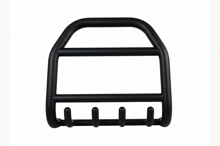 Hyundai IX-35 2010-2015 рр. Передня дуга QT006 Black (нерж.) Image