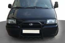 Citroen Jumpy 1996-2007 рр. Кенгурятник QT006 Black (нерж) фото 1