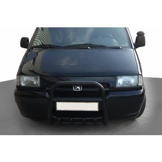 Кенгурятник QT006 Black (нерж) Fiat Scudo 1996-2007 рр.