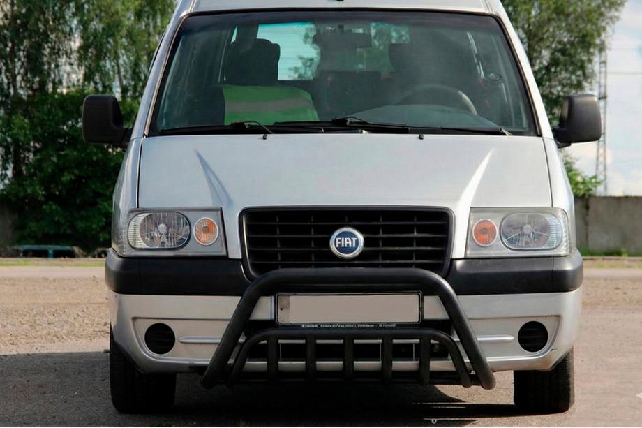 Citroen Jumpy 1996-2007 рр. Кенгурятник WT002 Black (нерж) Image