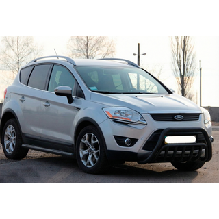 Кенгурятник WT002 Black (нерж.) фото 3