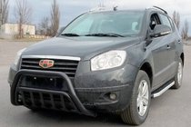 Geely Emgrand X7 2011- рр. Кенгурятник WT002 Black (нерж.) фото 1